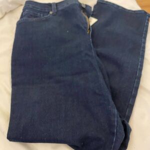 Gloria Vanderbilt brand Amanda style dark denim jeans. Size 12p